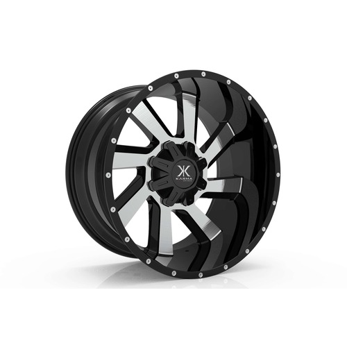 Karma Offroad K23 Black Machined - Part Number K23-221259 -44 BM Karma Offroad K23 Black Machined Photo