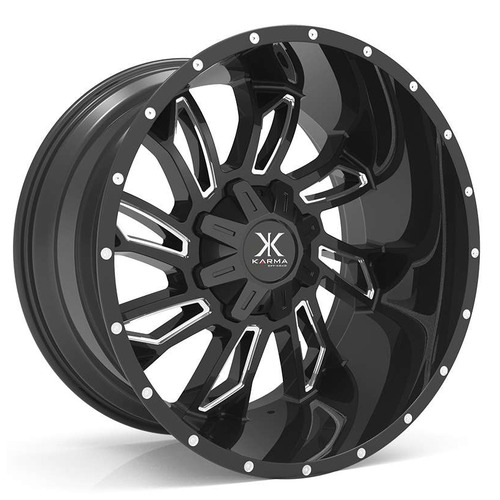 Karma Offroad K25 Black Milled - Part Number K25-201287 -44 BML Karma Offroad K25 Black Milled Photo