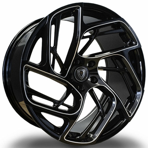 Marquee Wheels M1002 Black Milled Photo