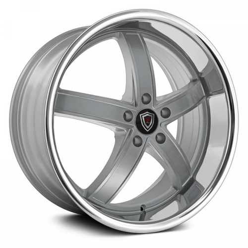Marquee Wheels M5330 Silver Machined W/ Stainless Lip Photo