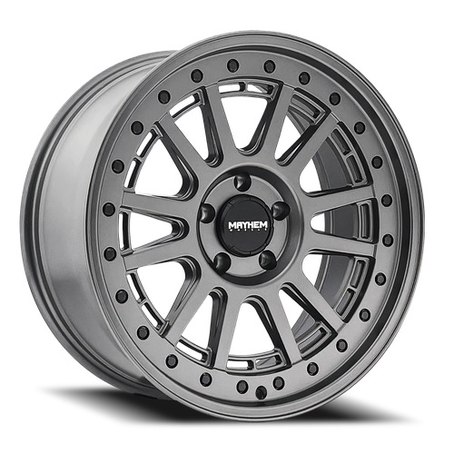 Mayhem Compass 8305 Matte Gunmetal W/ Black Bolts - Part Number 8305-8970MGT18 Mayhem Compass 8305 Matte Gunmetal W/ Black Bolts Photo