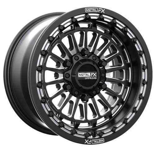 Metal FX Offroad Delta 6R Satin Black W/ Contrast Cut - Part Number 78343 Metal FX Offroad Delta 6R Satin Black W/ Contrast Cut Photo