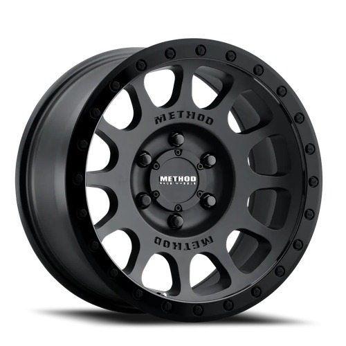 Method Race Wheels MR305 NV Matte Black W/ Gloss Black Lip - Part Number MR305890161018 Method Race Wheels MR305 NV Matte Black W/ Gloss Black Lip Photo