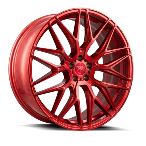 NV Wheels Nv1 Brushed Red Photo
