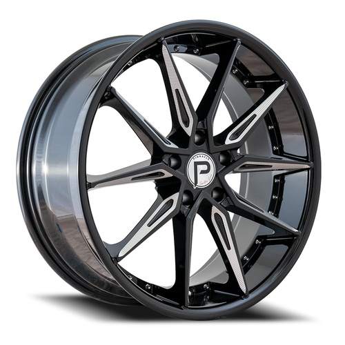 Pinnacle Enzo P218 Gloss Black Milled - Part Number P21820855120-35GBML Pinnacle Enzo P218 Gloss Black Milled Photo