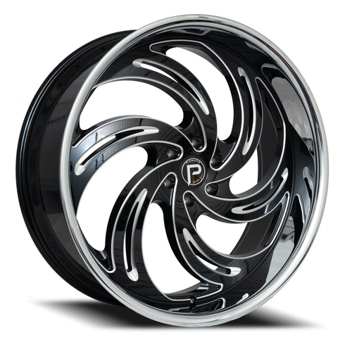 Pinnacle Pheonix P300 Gloss Black Milled W/ Stainless Lip - Part Number P30026106139-20GBMLS Pinnacle Pheonix P300 Gloss Black Milled W/ Stainless Lip Photo