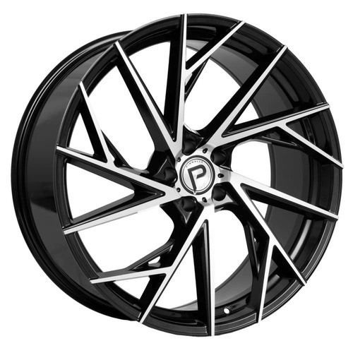 Pinnacle Swerve P104 Gloss Black Machined - Part Number P10420855545-35GBM Pinnacle Swerve P104 Gloss Black Machined Photo