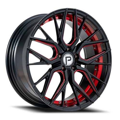 Pinnacle Zenith P312 Gloss Black W/ Red Undercut - Part Number P31220855120-35GBIR Pinnacle Zenith P312 Gloss Black W/ Red Undercut Photo