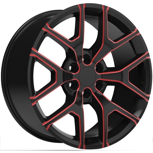 Replica 1 288 BLACK WITH RED MILLING