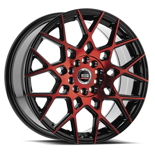 Spec-1 Sp-52 Gloss Black & Red Machined Photo