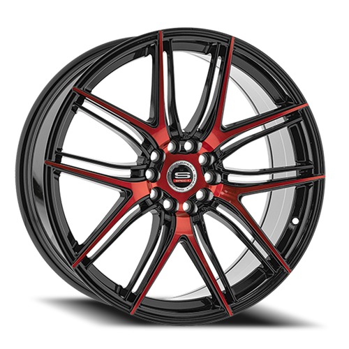 Spec-1 Sp-56 Gloss Black & Red Machined - Part Number SP-5617752342BMR Spec-1 Sp-56 Gloss Black & Red Machined Photo