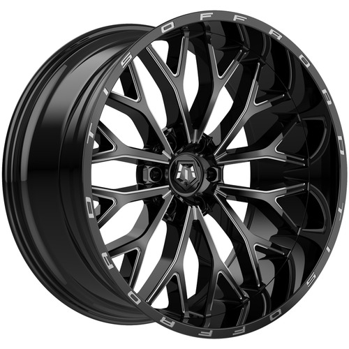 Tis 565BM Gloss Black W/ Milled Accents Photo