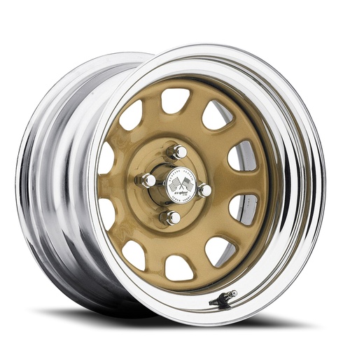US Wheel Daytona Drifter Gold And Chrome - Part Number 022-5744GC US Wheel Daytona Drifter Gold And Chrome Photo