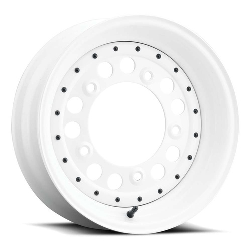 US Wheel Vw Modular With Rivets Gloss White Photo