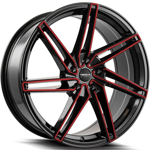Versus Vs88 Black With Red Milling - Part Number VS8818855114+40BLACK/RED Versus Vs88 Black With Red Milling Photo