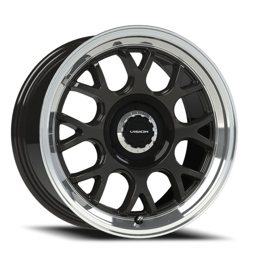 Vision Off-Road Alpine 478 Gloss Black Brushed Lip Photo