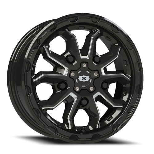 Vision Offroad KORUPT 410 Gloss Black Milled Spoke