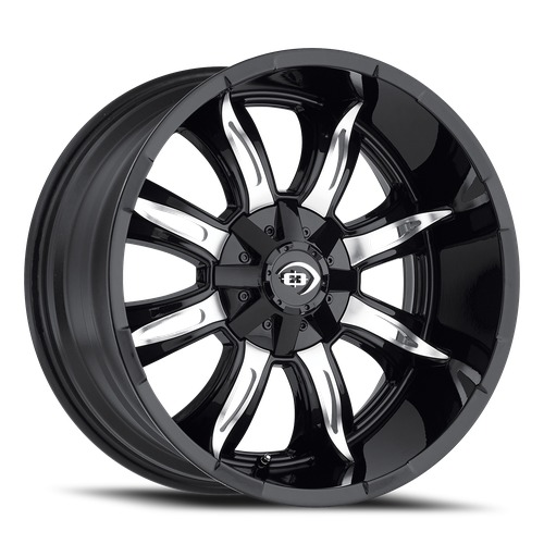 Vision Manic 423 Black Machined Face Photo
