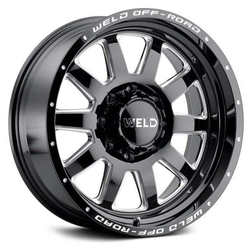Weld Off-Road Stealth Gloss Black Milled