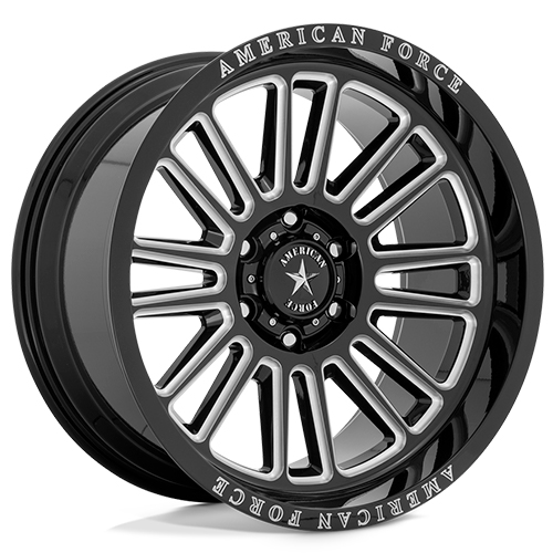 American Force AC003 Weapon Gloss Black Milled - Part Number AC003BB20106318N American Force AC003 Weapon Gloss Black Milled Photo