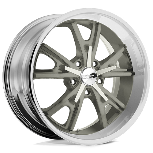 American Racing Daytona VN801 Mag Gray W/ Machined Lip - Part Number VN80128534405 American Racing Daytona VN801 Mag Gray W/ Machined Lip Photo