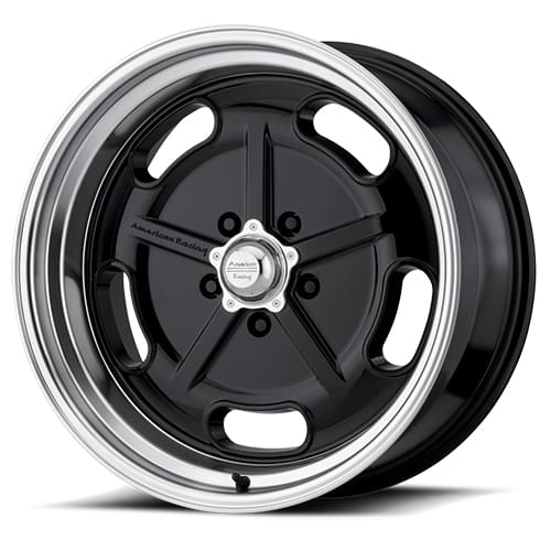American Racing Salt Flat VN511 Gloss Black W/ Diamond Cut Lip - Part Number VN51122534300 American Racing Salt Flat VN511 Gloss Black W/ Diamond Cut Lip Photo