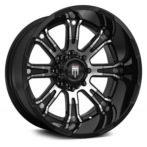 American Truxx Armor AT154 Black W/ Machined Face - Part Number AT154-22436BM-76 American Truxx Armor AT154 Black W/ Machined Face Photo