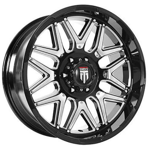 American Truxx Grind AT151 Black W/ Milled Spokes - Part Number AT151-20952M-0 American Truxx Grind AT151 Black W/ Milled Spokes Photo