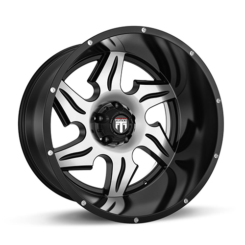 American Truxx Ninja AT163 Black W/ Machined Face - Part Number AT163-21243BM American Truxx Ninja AT163 Black W/ Machined Face Photo