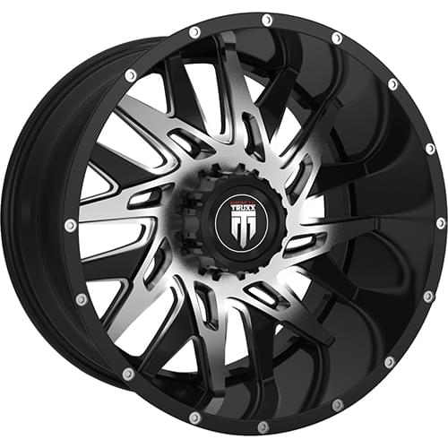 American Truxx DNA AT184 Black W/ Machined Face - Part Number AT184-22283BM-44 American Truxx DNA AT184 Black W/ Machined Face Photo