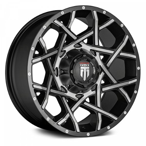 American Truxx Gridlock AT1901 Machined - Part Number AT1901-2237BM-44 American Truxx Gridlock AT1901 Machined Photo