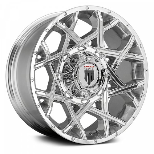 American Truxx Gridlock AT1901 Polished - Part Number AT1901-2237P-44 American Truxx Gridlock AT1901 Polished Photo