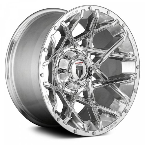 American Truxx Gridlock AT1901 Polished Beadlock - Part Number AT1901-2252PBL-44 American Truxx Gridlock AT1901 Polished Beadlock Photo