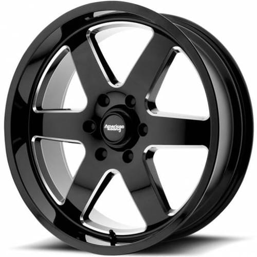 American Racing Patrol AR926 Black W/ Milled Spokes - Part Number AR92689088312 American Racing Patrol AR926 Black W/ Milled Spokes Photo