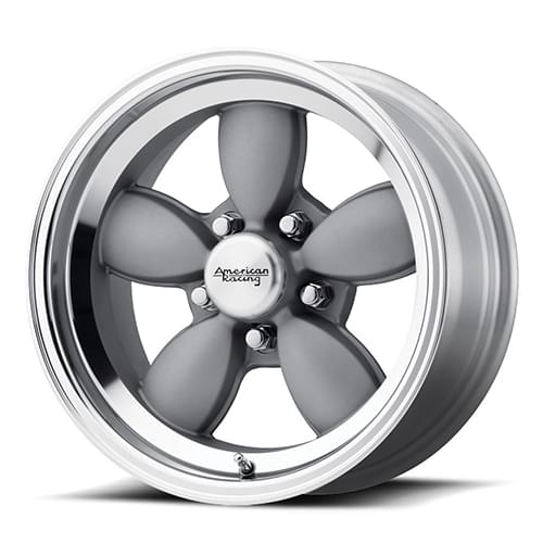American Racing VN504 Gray W/ Mirror Lip - Part Number VN50478050400 American Racing VN504 Gray W/ Mirror Lip Photo