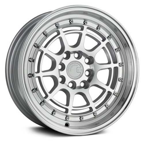 Aodhan AH04 Silver W/ Machined Face & Lip - Part Number AH0417905100114325SML Aodhan AH04 Silver W/ Machined Face & Lip Photo