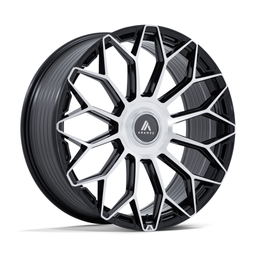 Asanti Black Label Ab051 Envoy Gloss Black w/ Machined Face