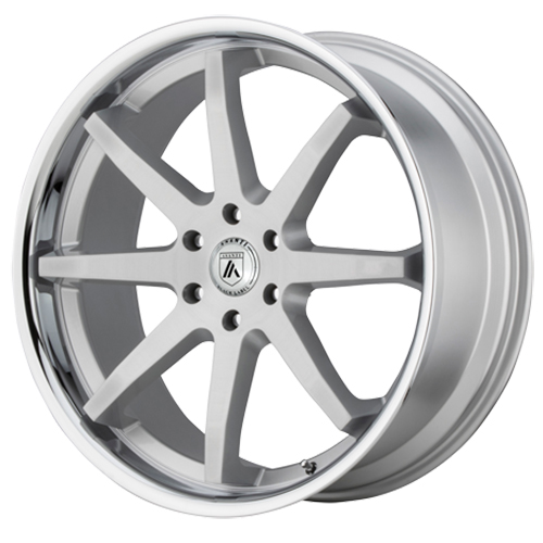 Asanti Black Label ABL-32 Brushed Silver W/ Chrome Lip - Part Number ABL32-22952430 Asanti Black Label ABL-32 Brushed Silver W/ Chrome Lip Photo