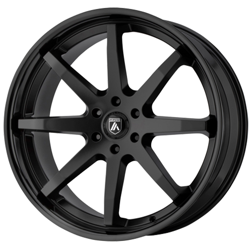 Asanti Black Label ABL-32 Satin Black W/ Gloss Black Lip - Part Number ABL32-29050730 Asanti Black Label ABL-32 Satin Black W/ Gloss Black Lip Photo