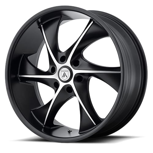 Asanti Black Label ABL-17 Gloss Black W/ Machined Face - Part Number ABL17-20856815MS Asanti Black Label ABL-17 Gloss Black W/ Machined Face Photo