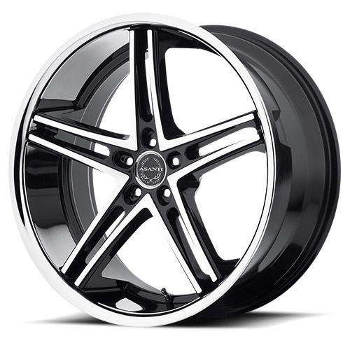 Asanti Black Label ABL-7 Machined Face W/ SS Lip - Part Number ABL7-20103444MS Asanti Black Label ABL-7 Machined Face W/ SS Lip Photo