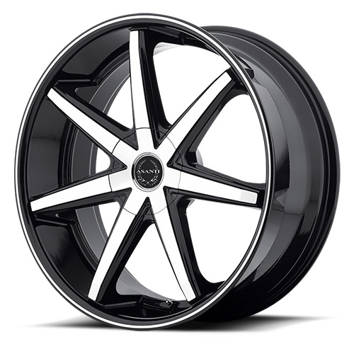 Asanti Black Label ABL-9 Machined Face W/ Black Lip - Part Number ABL9-22905235MB Asanti Black Label ABL-9 Machined Face W/ Black Lip Photo