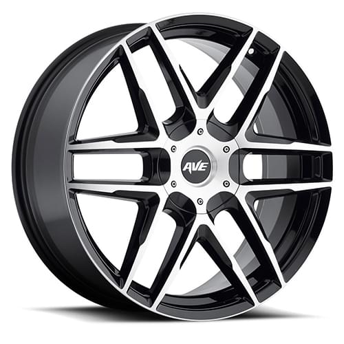 Avenue A613 Gloss Black W/ Machined Face - Part Number A613-2290003218B Avenue A613 Gloss Black W/ Machined Face Photo