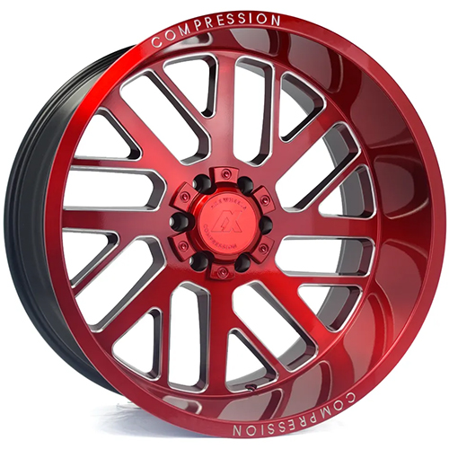 Axe Off-Road 2.2 Candy Red W/ Milled Accents - Part Number 24148165-76AX2RM Axe Off-Road 2.2 Candy Red W/ Milled Accents Photo