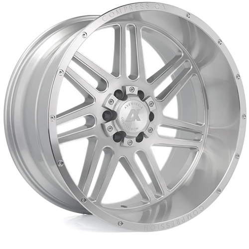 Axe Off-Road 3.1 Silver Brushed W/ Milled Lip - Part Number 221210H-44AX3SM Axe Off-Road 3.1 Silver Brushed W/ Milled Lip Photo