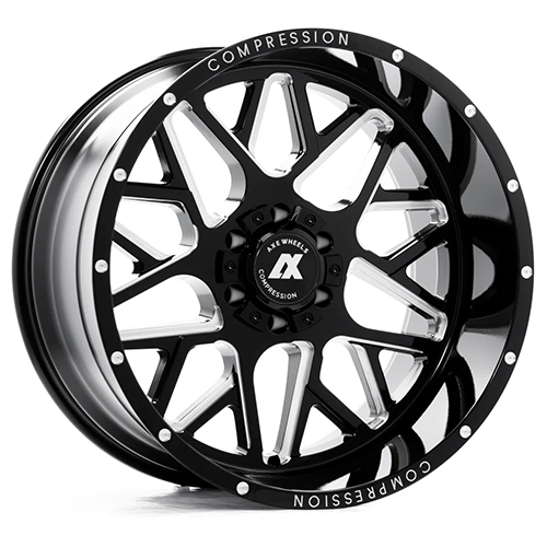 Axe Off-Road AX5.0 Gloss Black Milled Accents - Part Number 221012H-19AX5BM Axe Off-Road AX5.0 Gloss Black Milled Accents Photo