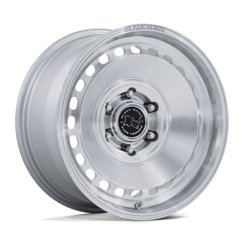 Black Rhino Br036 Basin Gloss Silver W/ Machined Face