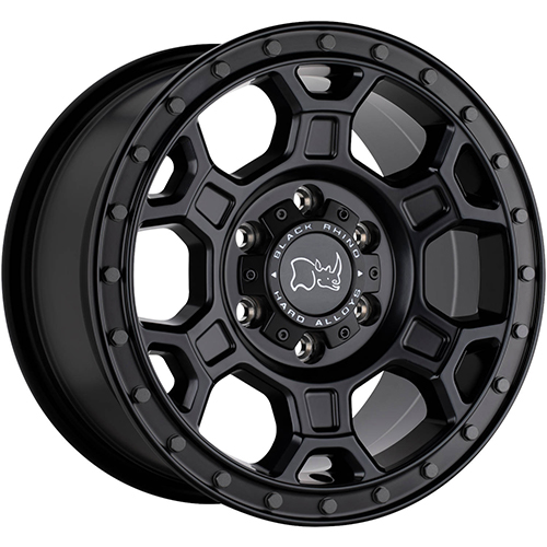 Black Rhino Midhill Matte Black W/ Gunmetal Bolts - Part Number 1780MHL456130M84 Black Rhino Midhill Matte Black W/ Gunmetal Bolts Photo