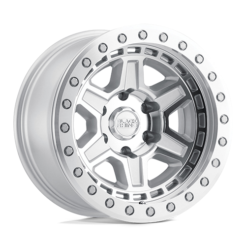 Black Rhino Reno Silver With Mirror Cut Face and Silver Bolts - Part Number 1790REN006135S87 Black Rhino Reno Silver With Mirror Cut Face and Silver Bolts Photo