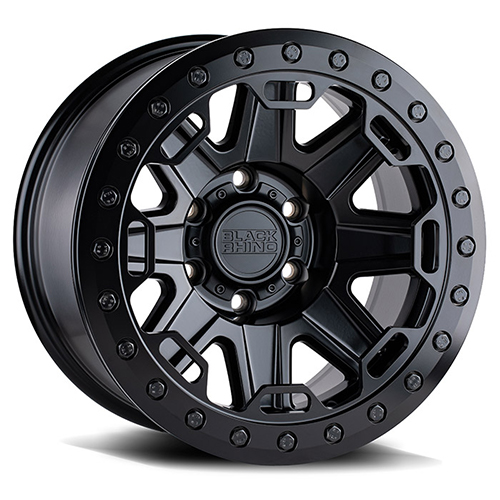 Black Rhino Rift Matte Black W/ Black Bolt - Part Number 1785RFT-88165M25 Black Rhino Rift Matte Black W/ Black Bolt Photo